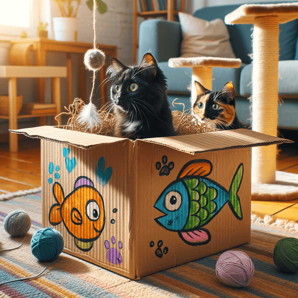 DIY cat toy